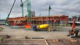 V&A Dundee construction time-lapse