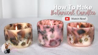 Making Botanical Tea Light Candles Holders