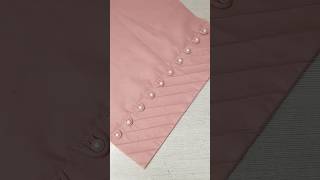 Make This Easy Sleeves / Trouser Design With Pintucks & Pearls #shorts#ytshorts #fashion #sewing