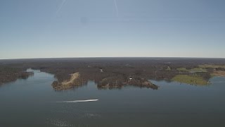 Aerial Footage of The Carroll County 1000 Acre Recreational Lake