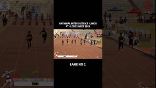 NIDJAM 2023 "LANE NO 2"NATIONAL INTER DISTRICT JUNIOR ATHLETIC CHAMPIONSHIP #running #athlete#shorts