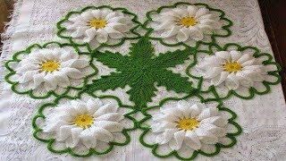 COMO REALIZAR CUADROS Y FLORES TEJIDOS A CROCHET LINDOS MODELOS