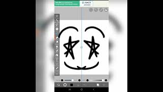 How to on symmetry/mirror effect in ibis paint x