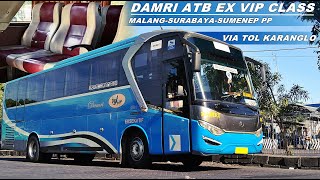 Damri ATB VIP 😎 Trip Bus Damri ATB Surabaya Malang | Unit Ex Bus Malam Damri