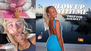 PREP & GLOW UP WITH ME FOR MY HOLIDAY! *beauty treatments, laser & more!*