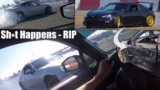 Drifting BRZ CRASH into FRS! (POV)