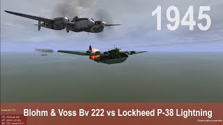 Il-2 Sturmovik:  Battle over the River Plate 1945 - Blohm & Voss Bv 222 vs Lockheed P-38 Lightning