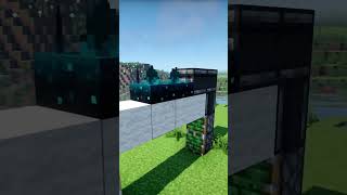 build an automatic sensor door in minecraft!!!😱#minecraft #shorts