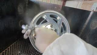 Chroming a Corvette wheel