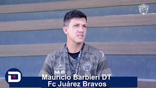 La cultura del club: Mauricio Barbieri DT FC Juárez Bravos