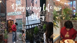 DAY IN MY LIFE VlOG (with friends)🍂🍁✨Going to downtown, thrifting, shopping, Urth Cafe, Starbucks