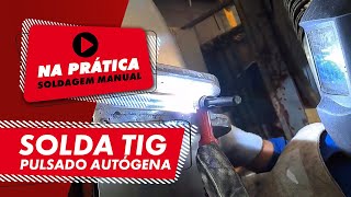 Soldando paralama com Lion 350 - TIG pulsado | SUMIG NA PRÁTICA