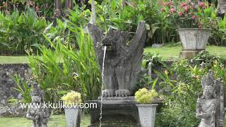 Water Palace of Tirta Gangga. Landmark in Bali Karangasem, Indonesia