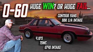 0-60 Huge Win or Huge Fail? Foxbody Mustang Woes...