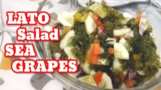 How to make Seaweed salad | Mukbang | LATO Sea Grapes Salad