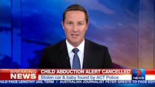 Stolen car and baby found in ACT 5