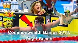 Commonwealth Games Swimming 2018: Day 1 Recap