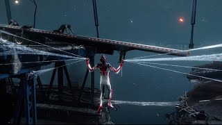 Miles Morales Spiderman saves everyone from a collapsing bridge ￼