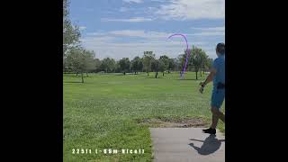 Full Tilt First Throw Follow Flight! | Discmania Creator Series Simon Lizotte Lux Vapor Tilt #shorts