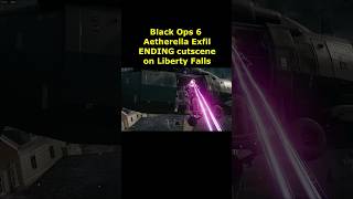 Aetherella Exfil Cutscene in Liberty Falls in Black Ops 6 Zombies (Aetherella Exfil successful)