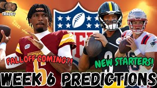 Predicting EVERY Week 6 NFL Game!