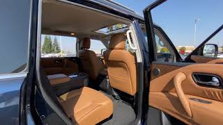 2017 INFINITI QX80 Signature Edition Saddle Brown Interior Introduction (IN3946A)