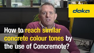 How to reach similar concrete colour tones by the use of Concremote? [EN]