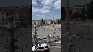 Piazza del Popolo Roma Italy #shorts