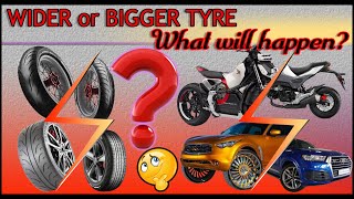 Narrow or wider tyre | Tyre profile | Broad Tyre | #Tyre | #wheel | #tires | #tyres | #tyrechange