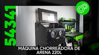 RECAMBIOS Y PRIMER USO DE LA MÁQUINA CHORREADORA DE ARENA 220L REF. 54341