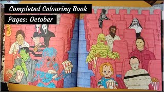 Completed Colouring Book Pages | October 2023