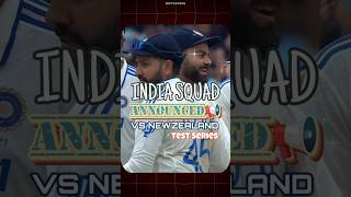 India Squad For Newzealand Test Series | IND vs NZ Test Match | AAP | #cricket #indvsnz #rohitsharma