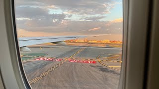 Departure From Newark in a United 777-300ER