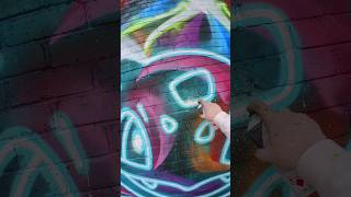 Wild Neon Pokemon Street Art