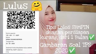 #Strategi/Tips Lolos SBMPTN+Gambaran soal TPS 2020