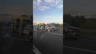 В Марий Эл по вине автоледи произошло ДТП: видео с места аварии