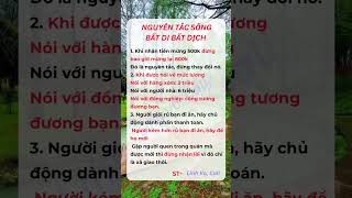 Nguyên tắc sống #follower #cuocsong #viralvideo