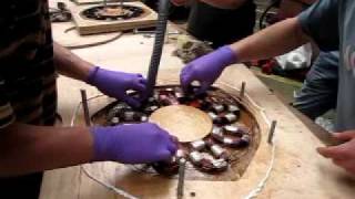 Diy wind turbine vid 4 - casting the sator.MOV