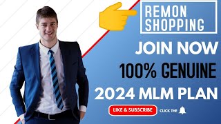 Remon Shopping | Earm 5 Types Incomes With Remon Shopping | New MLM Opportunity For 2024 | Join now