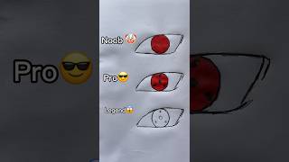 How to draw sharingan ❤️👀 || naruto || #shorts #drawing #anime #youtubeshorts