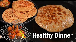 एकदम गाँव जैसा सत्तू का पराठा और भूनि हुई टमाटर की चटनी | Sattu Paratha and Roasted Tomato Chutney