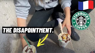 French People Honest Thoughts of  Starbucks: Is it WORTH it? | Starbucks in France🥤