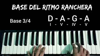 ritmo ranchera 2/4 y 3/4