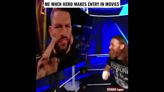 My reaction when Hero makes entry in movies😂 REIGNS ki Memes #26 ft. #romanreigns #shorts