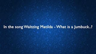 In the song Waltzing Matilda - What is a Jumbuck...? General Knowledge (GK) (QUIZ)