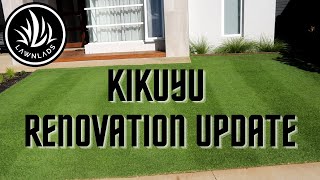 Kikuyu Renovation Update // Mowing the Kiyuyu