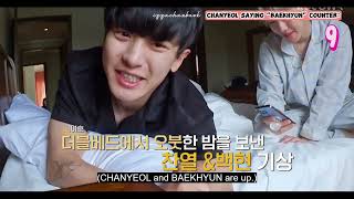 chanyeol said baekhyun's name on ep 5 & 6 more than he said bonbon dessert on music shows