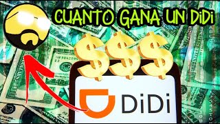 CUANTO GANA UN DiDi  | POR FIN SE REVELAN LAS CANTIDADES |