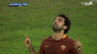 اهداف مباراة روما وبولونيا  3/0 بتاريخ 6-11-2016    هاتريك صلاح   اهداف محمد صلاح  في بولونيا