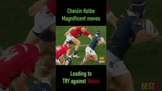 Rugby INSANE MOVE by Cheslin Kolbe against #Lions